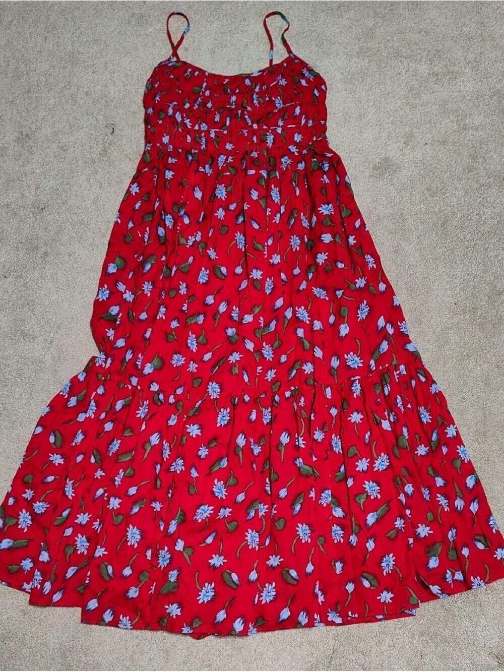 J. Crew Tired Dress in Brush Daisy Print Dress